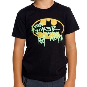 Chaser x DC comics Batman Joker Boys tee size 8